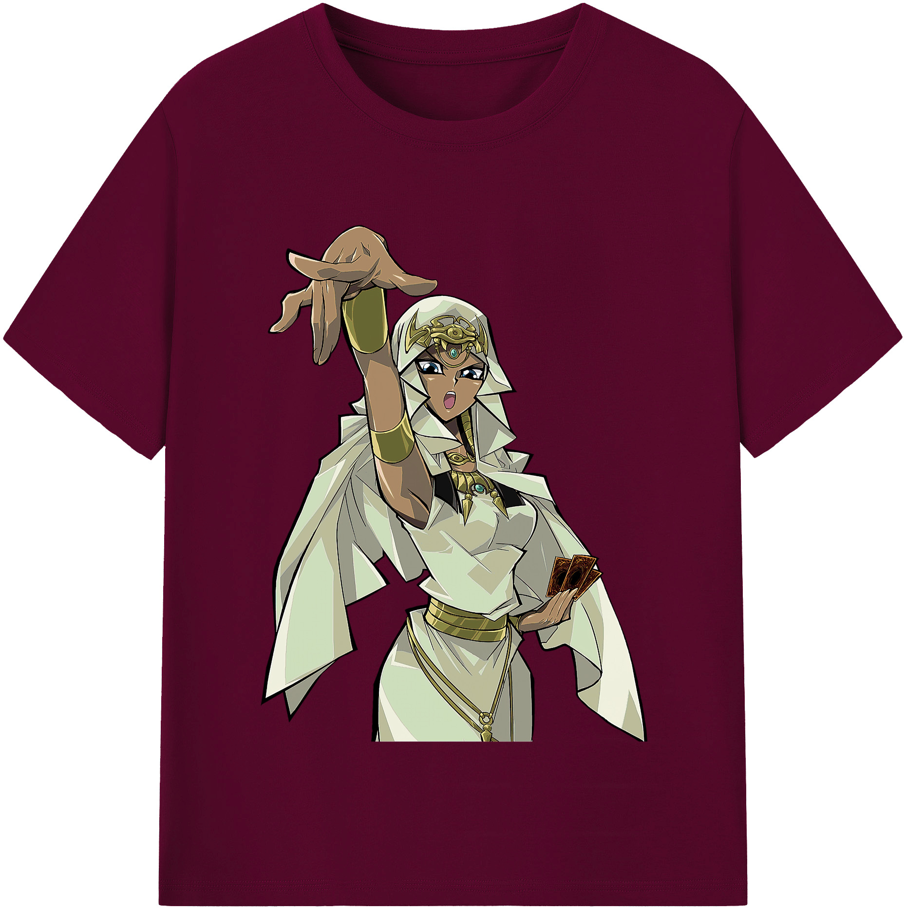 （画像用） 遊☆戯☆王 Yu-Gi-Oh! レディースカジュアルプリントTシャツ（綿100％）